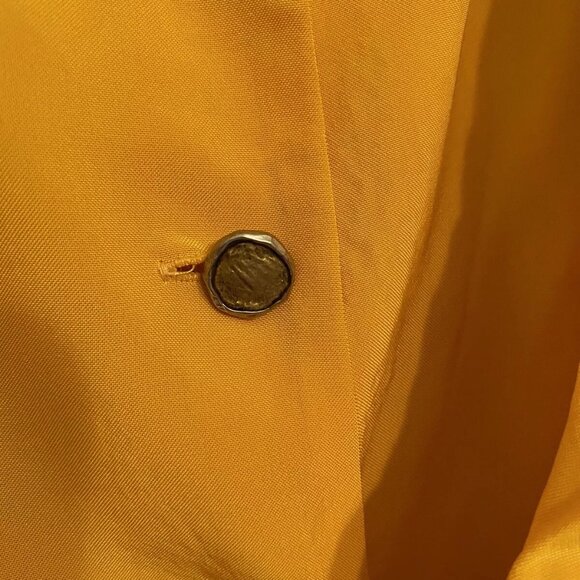 NWT Zara LIMITED EDITION Crop Off-the-Shoulder Tie Detail Wrap Top SM Orange - Picture 3 of 10